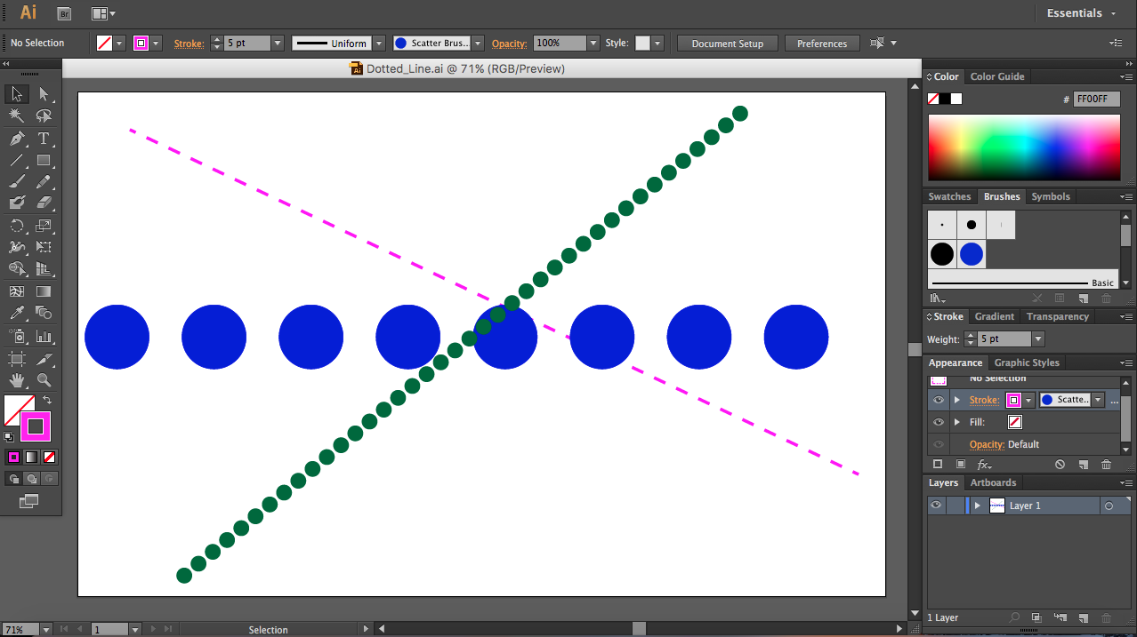 Heres How To Make Dotted Lines In Illustrator Skillshare Blog