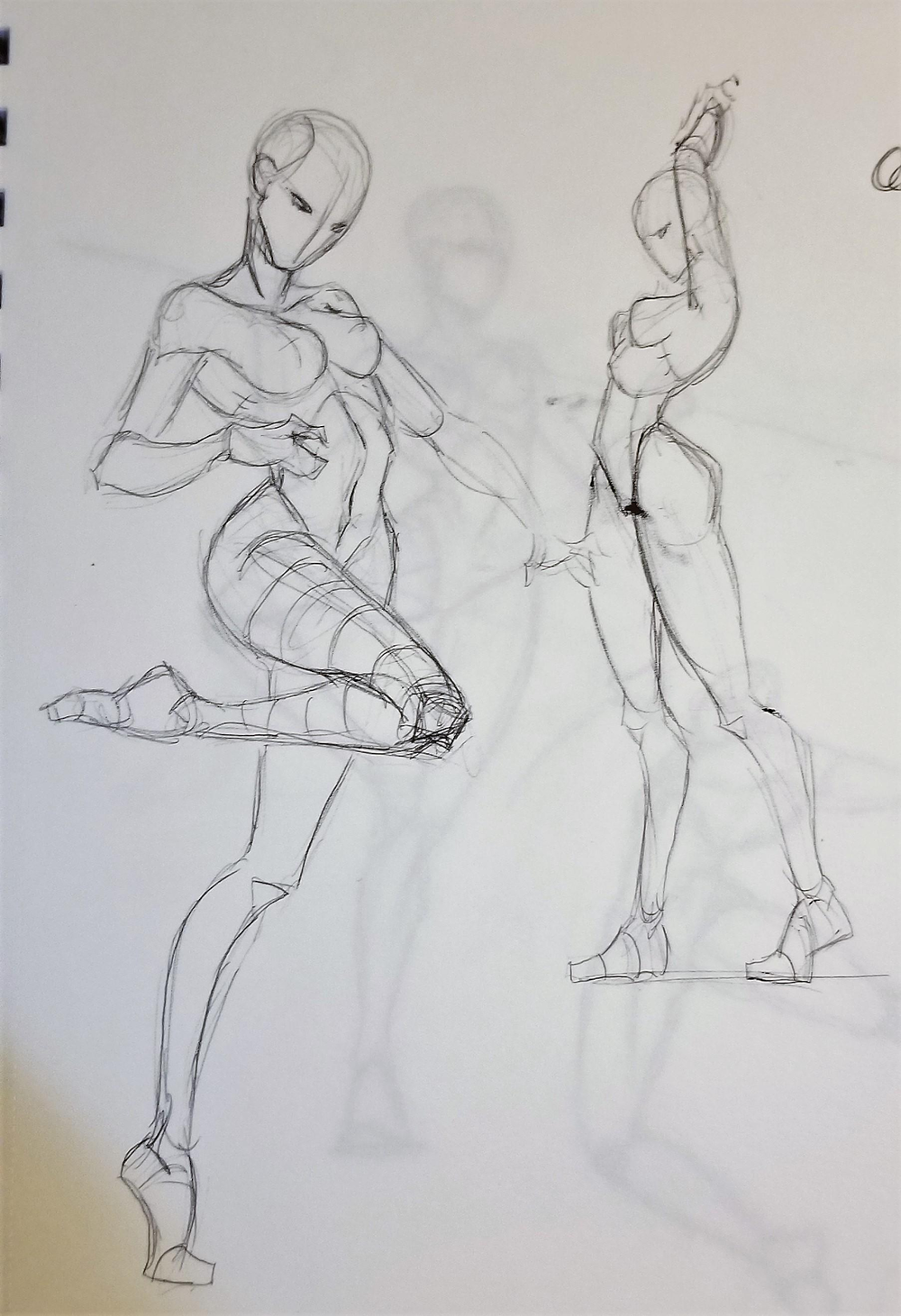 couple drawing poses