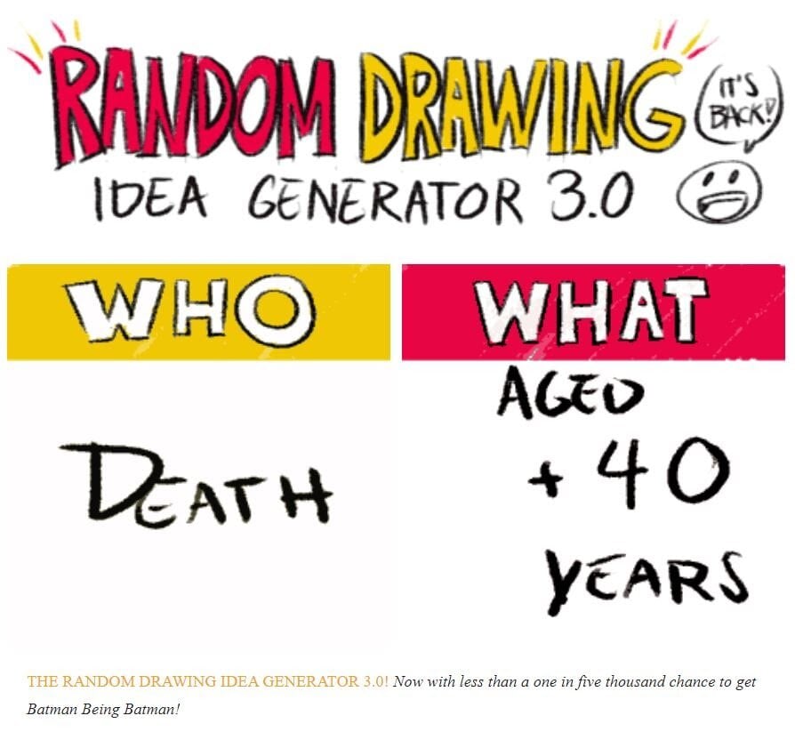 random drawing generator by auditydraws on i don't know what to draw generator