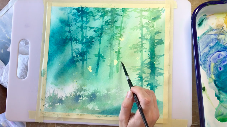 Peindre à l'aquarelle: Apprendre à peindre de superbes Aquarelles en 10  exercices étape-par-étape