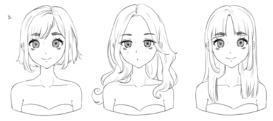 easy anime drawings of people
