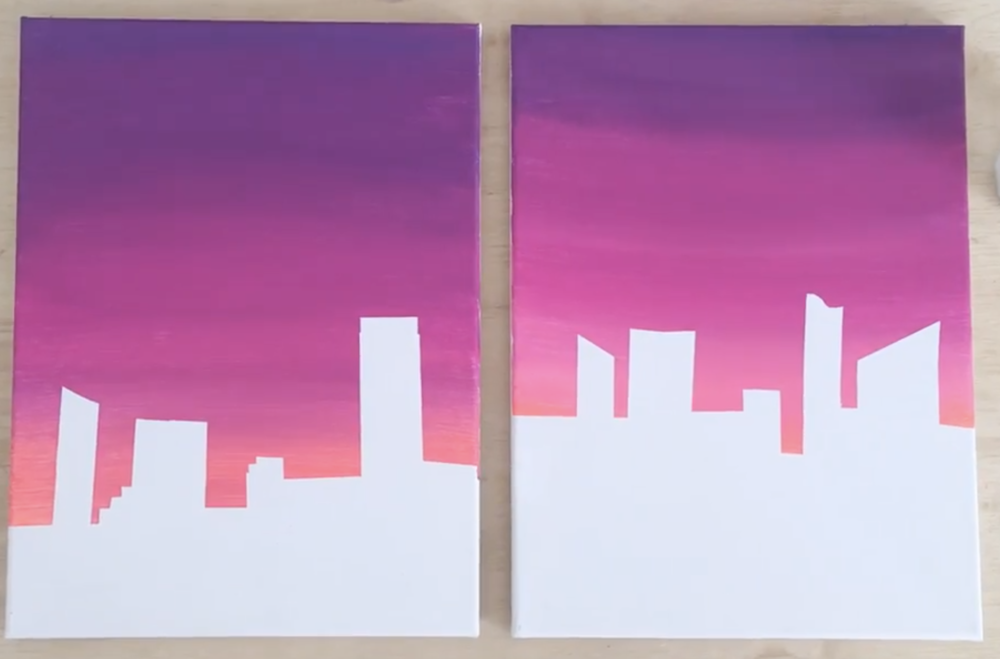 simple canvas paintings