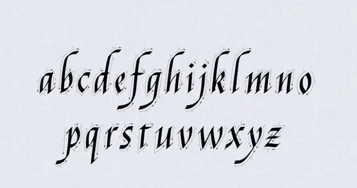 calligraphy font converter