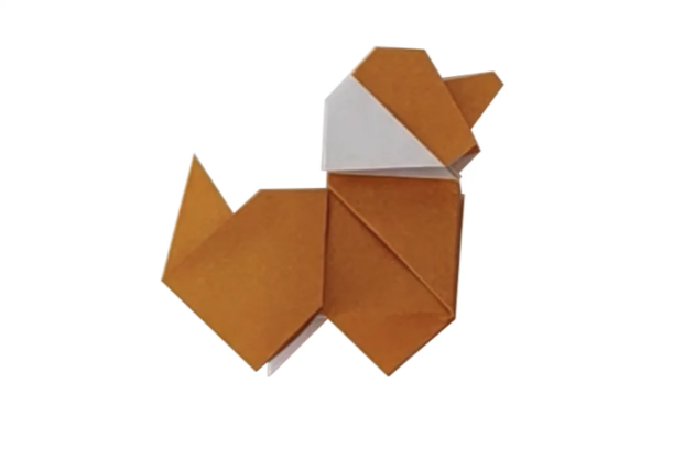 how do you fold a paper dog