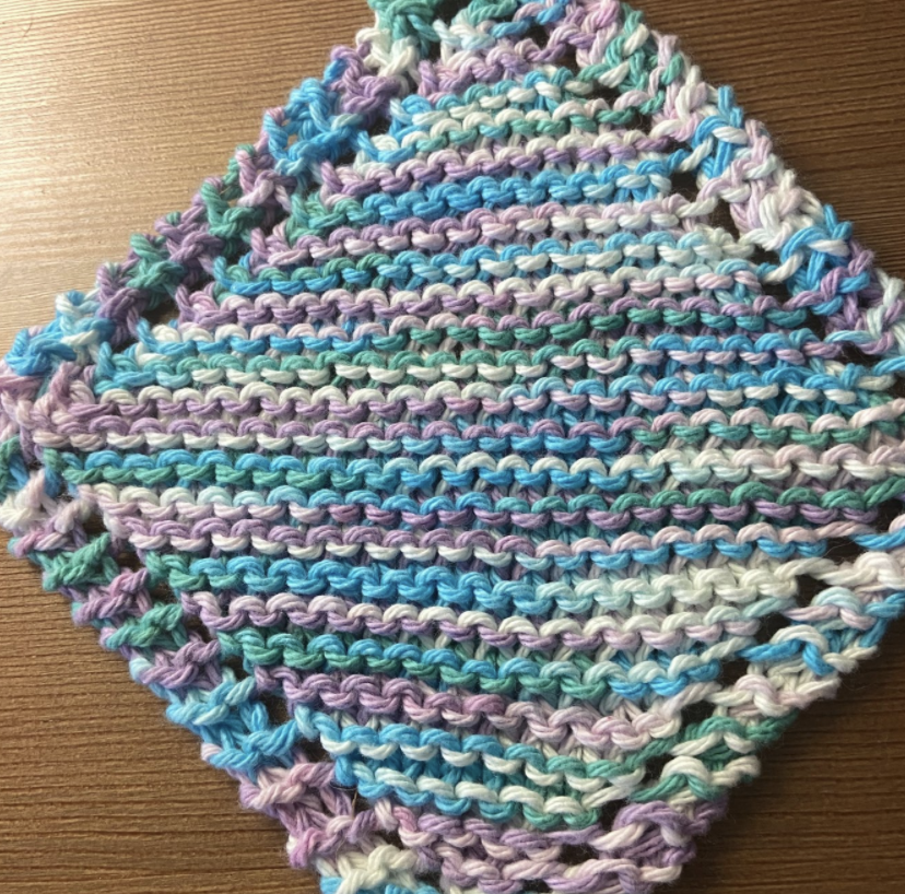 Washcloth Knitting Pattern -US Size 7 knitting needles Pattern