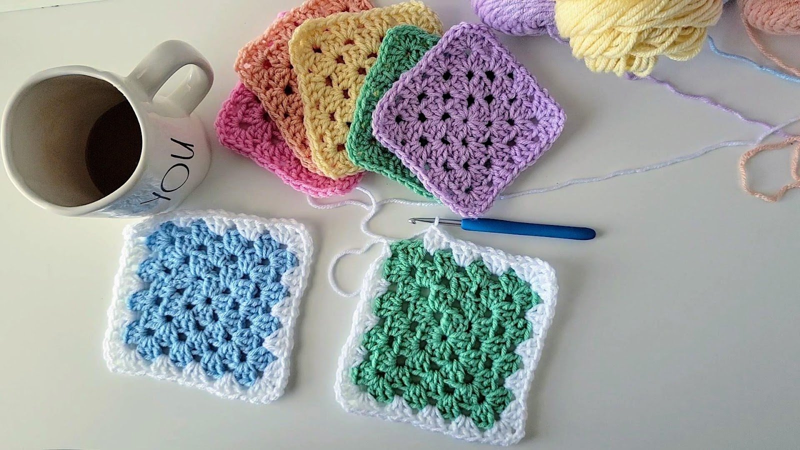 The Best Beginner Granny Square Step by Step Crochet Tutorial