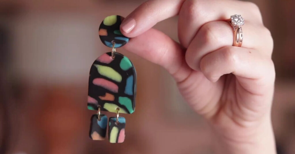 Create Your OWN MOLDS and Your Own POLYMER CLAY EARRINGS : 10