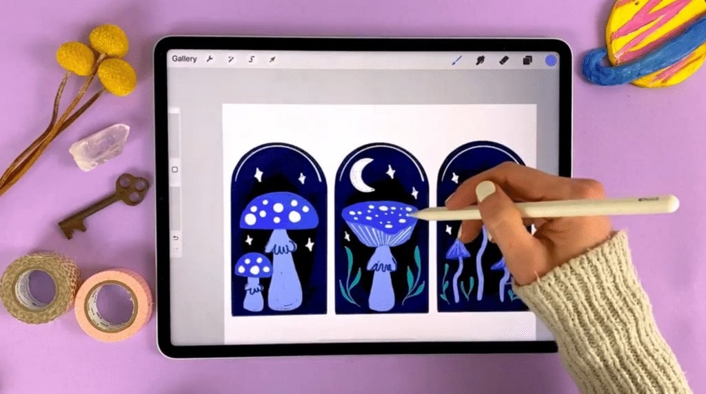 Arte no iPad: crie ilustrações em line art e páginas para colorir no  Procreate, Nic Squirrell